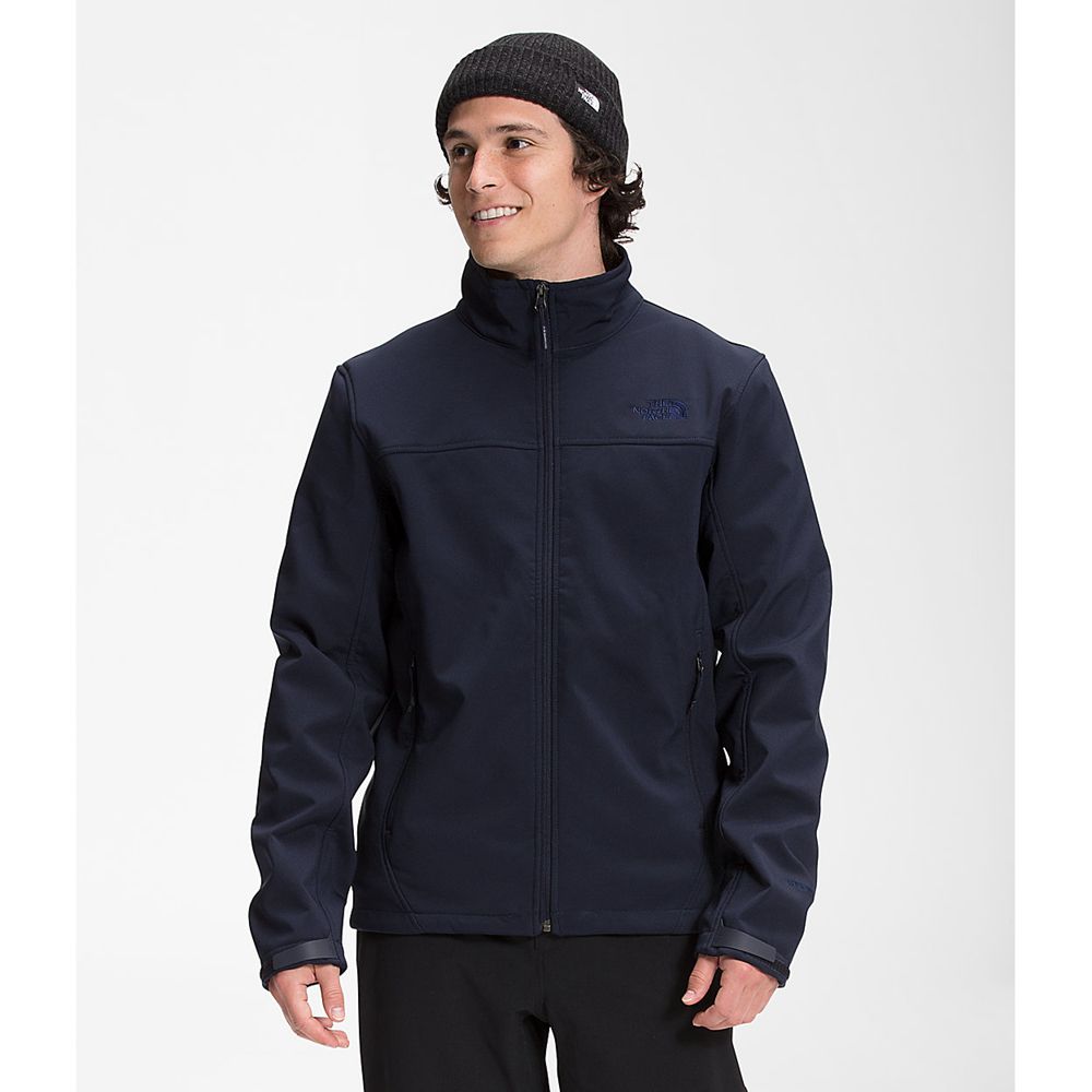 The North Face Fleece Jacket Mens Australia - The North Face Apex Chromium Thermal Navy (TIX-025713)